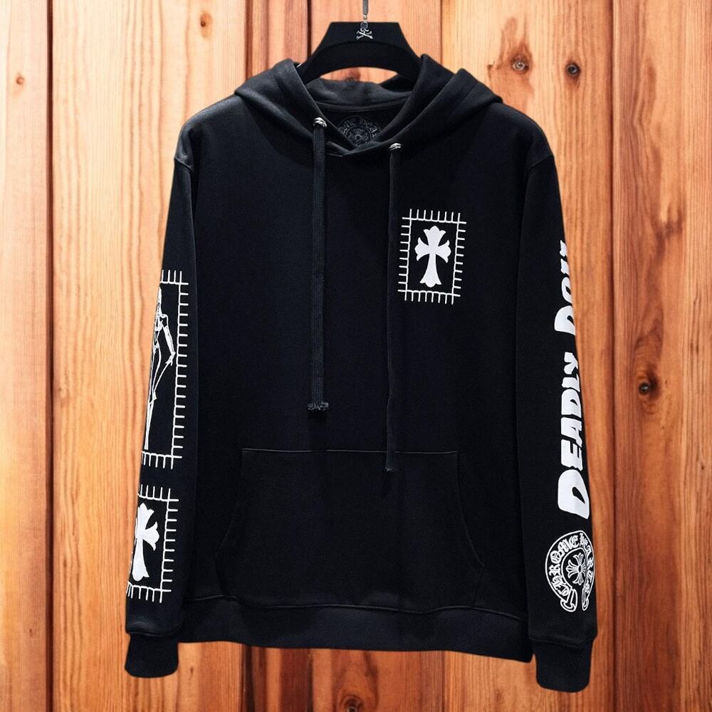Chrome Hearts Men's Black Hoodie